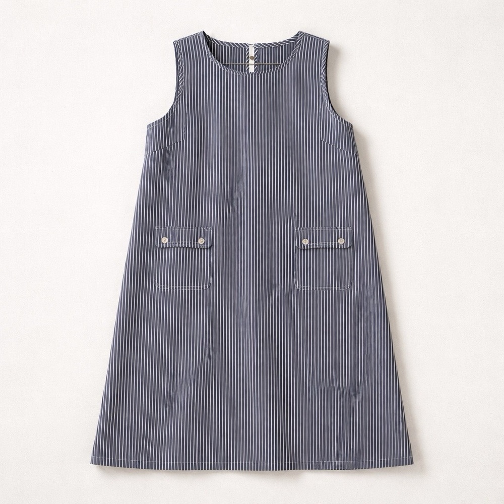 Tommy Hilfiger Navy Striped Sheath Dress